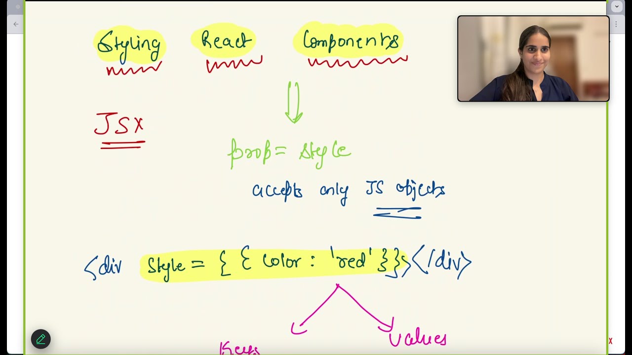React Styling Basics 🎨 | Inline CSS & Style Objects in React Explained ...