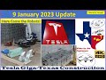 More Robots Arrive &amp; Battery Pack Recycling. 9 January 2023 Giga Texas Construction Update (07:55AM)