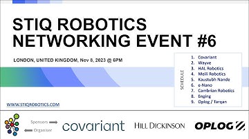 STIQ Robotics Networking Event, 8 November 2023
