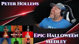 Epic Halloween Medley - Peter Hollens | REACTION