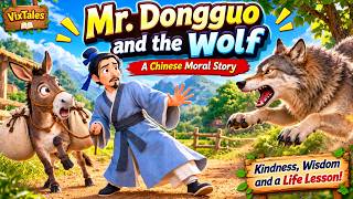 Mr. Dongguo and the Wolf | A Classic Chinese Moral Story for Kids | Animated Story 