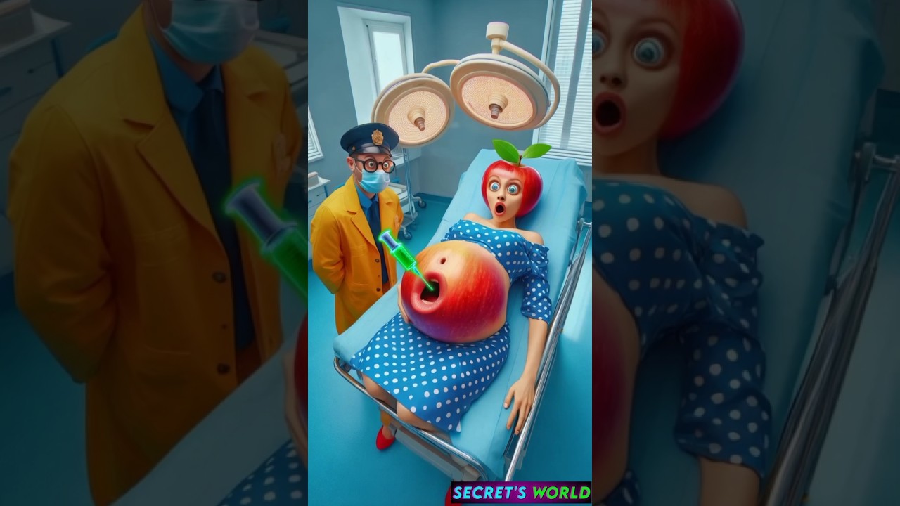 ❤️Evolution of Baby: Pregnant Apple on hospital with Doctor 🥰 SECRET'SWORLD ✅