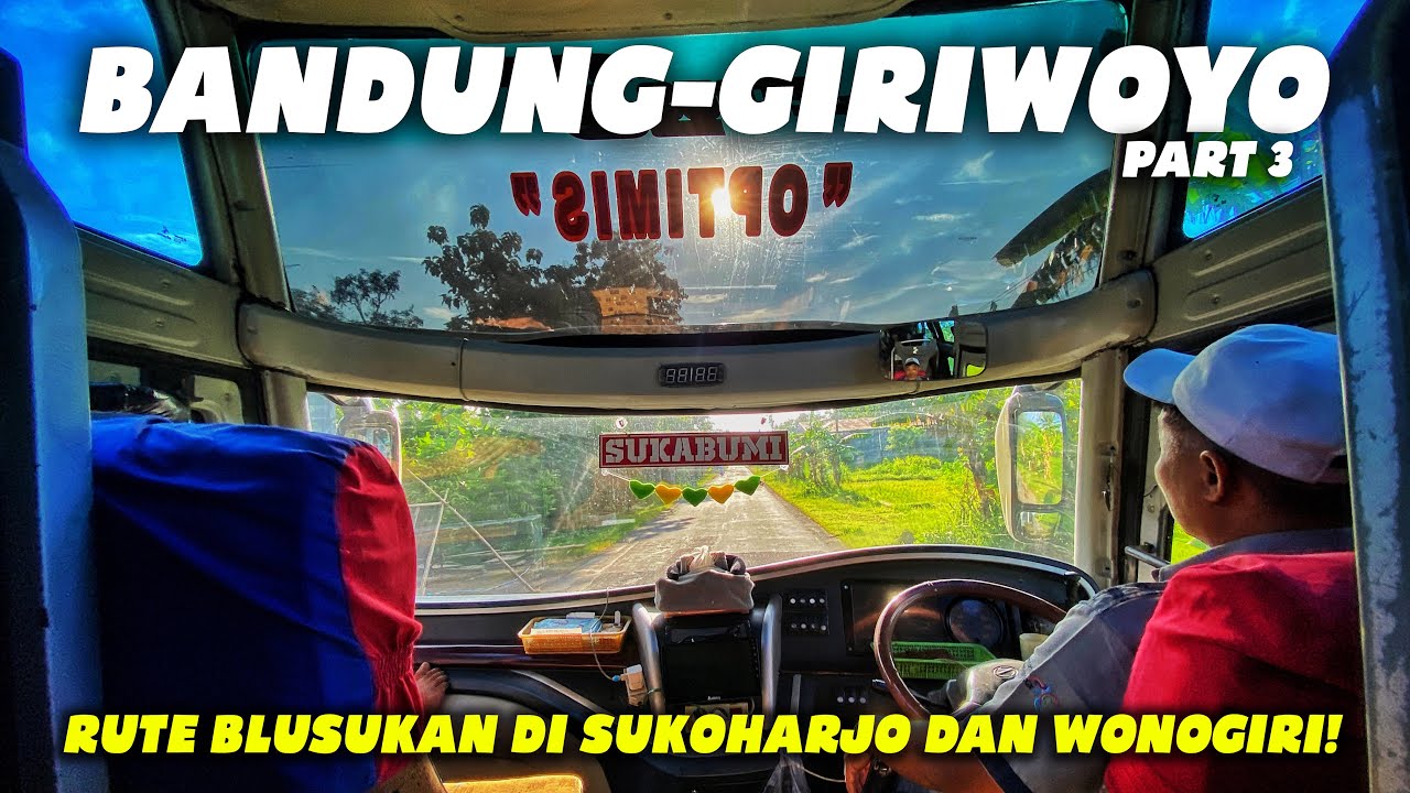 Pagi Hari Blusukan Melihat Suasana Pelosok Kabupaten Sukoharjo dan Wonogiri Bersama Bus RAJAWALI