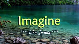 Video thumbnail of "Imagine - KARAOKE VERSION -as popularized by John Lennon"