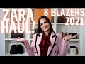 ZARA 8 BLAZERS HAUL 2021 I NEW IN ZARA I TRY ON I Review I Mary´s Closet