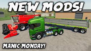 NEW MODS / ANOTHER MANIC MONDAY / (Review) Farming Simulator 19 PS4 FS19 16th Nov 2020.