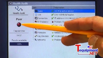Fluke Networks Etherscope Network Assistant Health Audit