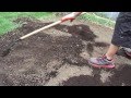 How to seed lawn bare soil area without fancy equipment / tools