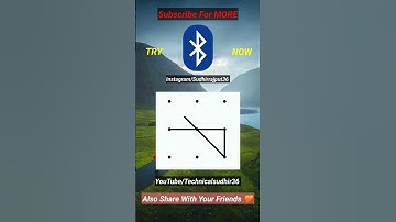 Bluetooth Pattern Lock - Sudhir Rajput | Bluetooth Lock