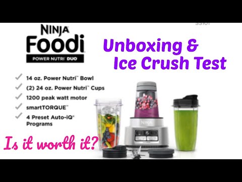 Ninja Foodi Smoothie Bowl Blender Unboxing 