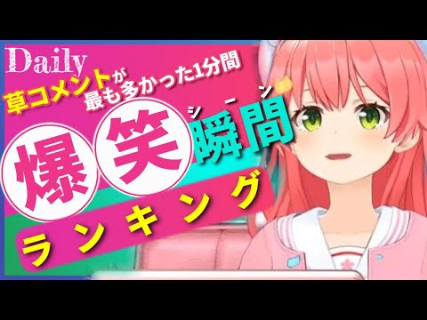 【2月17日】ホロライブ草コメントランキング TOP10