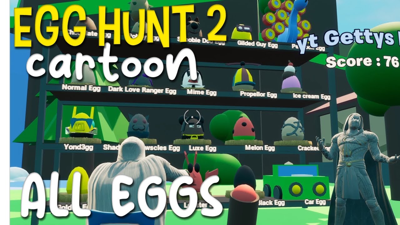 FORTNITE EGG HUNT 2 All Eggs Cartoon Area 525436623657 YouTube