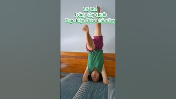 Trồng cây chuối | Yoga Trị Liệu Khỏe An #shorts