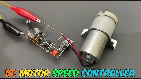 DC Motor Speed Controller Simple Circuit Diy Electronics Project