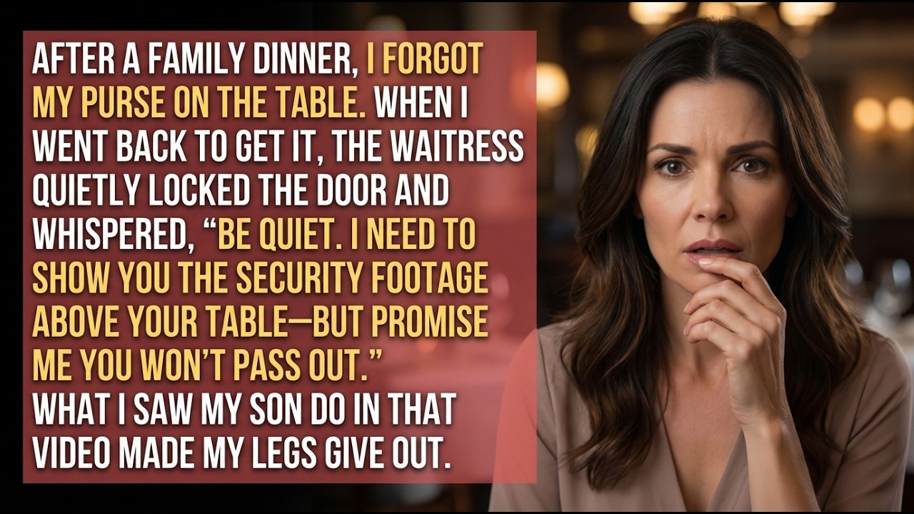 “Promise You Won’t Pass Out,” The Waitress Said — I Froze When She Showed Me The Video Of My Son