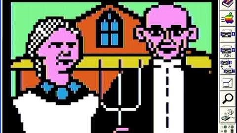 Apple II Double Lo-Res "Min-Pix" Converted by Bmp2LO