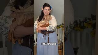 How I (kind of) made my dragon! #fantasy #diy #puppet