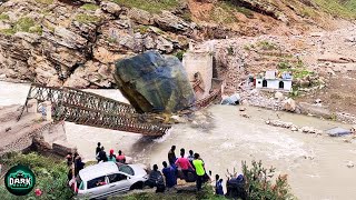 10 Shocking Natural Disasters Caught On Camera | SCARY Massive Rockfalls & Landslides