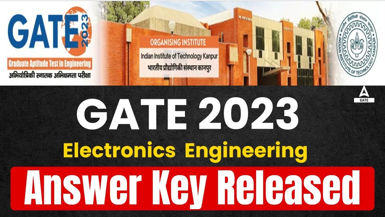 GATE Answer Key 2023 | GATE Electronics Engineering Answer Key ...
