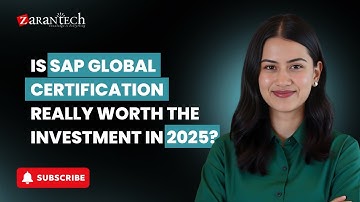 Is SAP Global Certification REALLY Worth The Investment In 2025? | ZaranTech