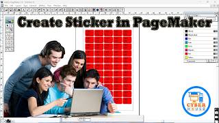 How to Create Sticker in PageMaker. #pagemaker #graphicdesign #logo #sticker #computer #design