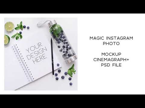 Animated Instagram photo. Mockup #20, a Social Media Template by Una Matison (Thumbnail 1 of 3)
