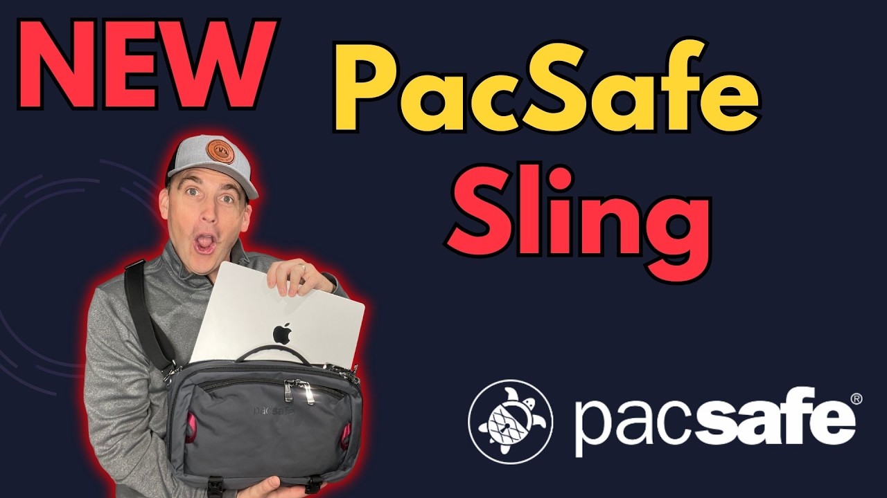 Pacsafe EXP 12" Anti-Theft Sling Crossbody Review | Best Travel Sling Bag 2025