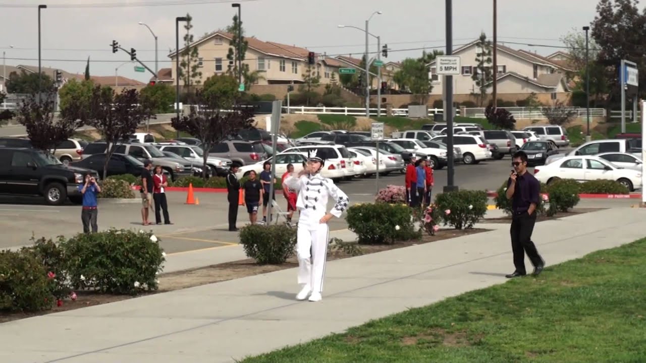 Drum Major Jennifer Atkinson - 2011 Riverside King HS Drum Major Competition