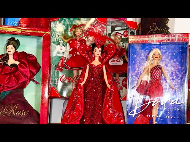 Barbie More Dressed In Red Dolls ! #barbieadultcolletor - YouTube Barbie More Dressed In Red Dolls ! #barbieadultcolletor - YouTube