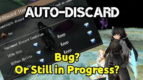 TEST AUTO-DISCARD IN DIFFERENT EQUIPMENT #asobimo #toramonline #farming