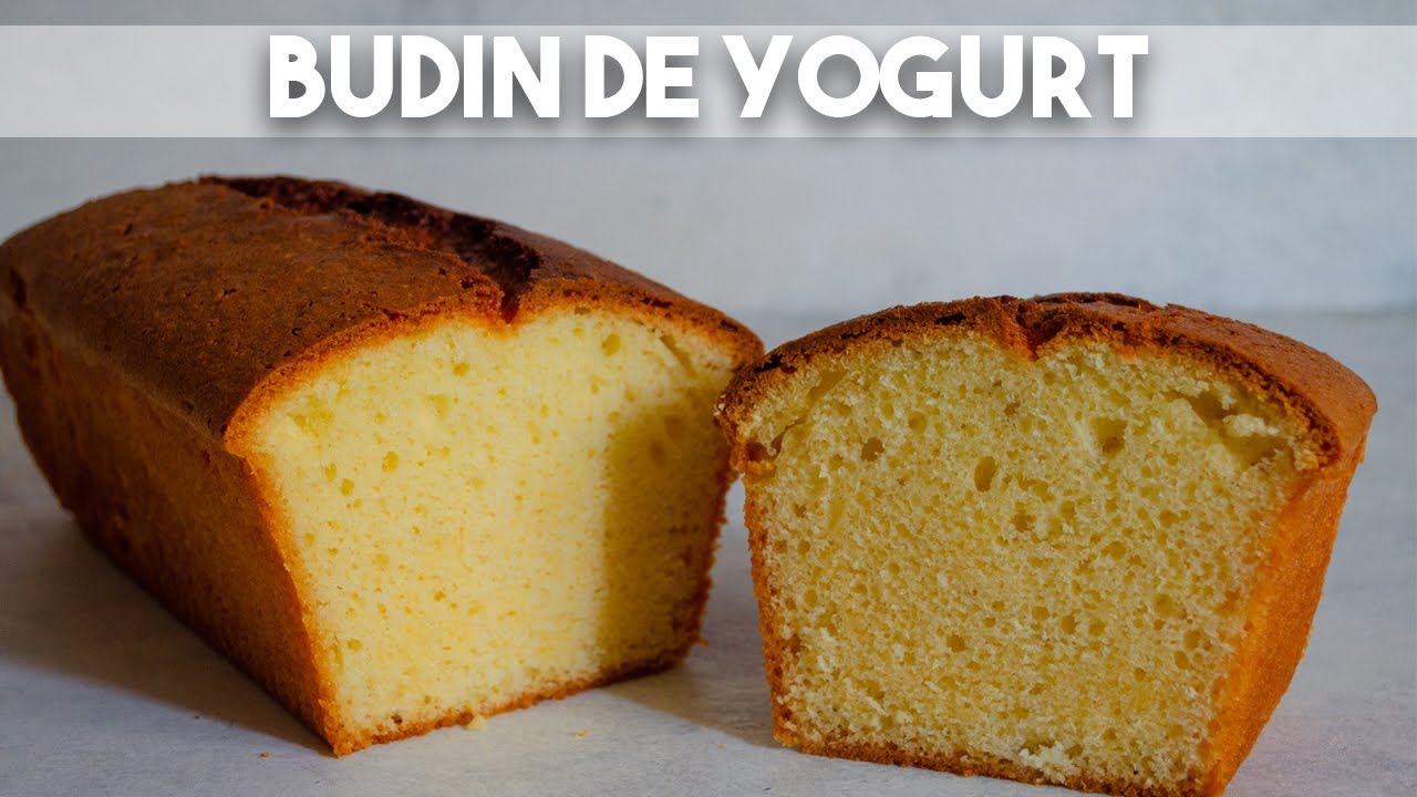 Budin de yogurt, facil y economico