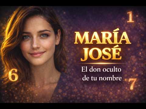 Is your name Maria Jose?: There's a message for your soul