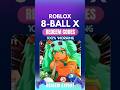 Roblox 8 Ball X Codes | 8 Ball X Redeem Codes #8ball
