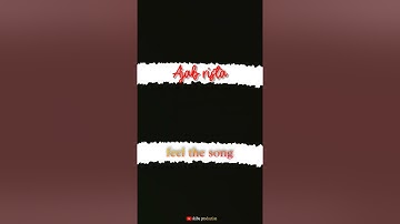 WAQT || NIL SAGAR || BLACK SCREEN || NEW SAMBALPURI STATUS VIDEO||