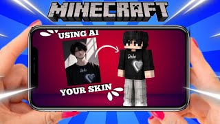How to make a 3D Minecraft skin using AI #minecraft #ai #chatgpt screenshot 5