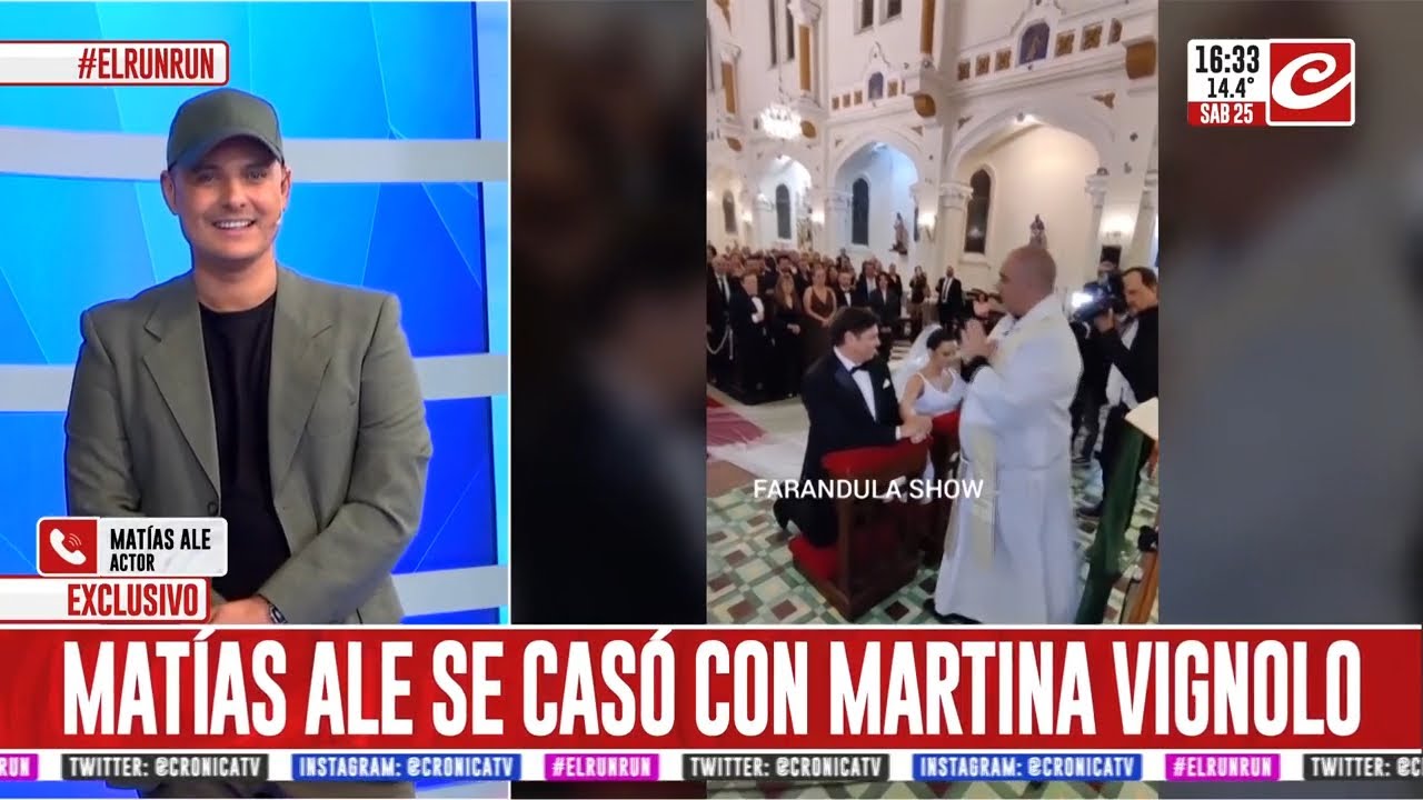 Matías Ale: "Cuando la felicidad llega, no importa la edad"