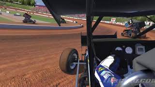 iRacing World of Outlaws Sprint Car Series at Lanier screenshot 4