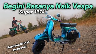 Vespa Super 1974 | Coba naik Vespa | Klasik tenan cak! ‼️- Video ADB