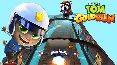 Talking Tom Gold Run #12 - OFFICER TOM Gameplay (Android/iOS)