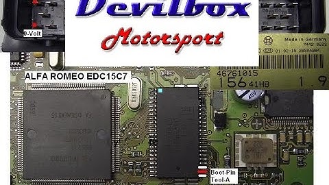 Lettura e scrittura Read Write Bosch EDC15C7 in BOOT Fiat Alfa Lancia con FGTech V54