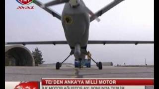 TAI'NİN ANKA'SINA TEI'DEN MİLLİ MOTOR GELİYOR