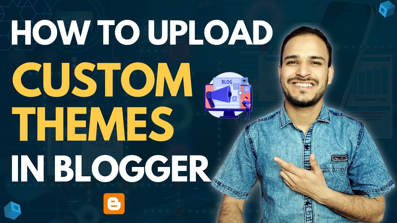 How to Upload Custom Theme in Blogger | How to Install Template in ...
