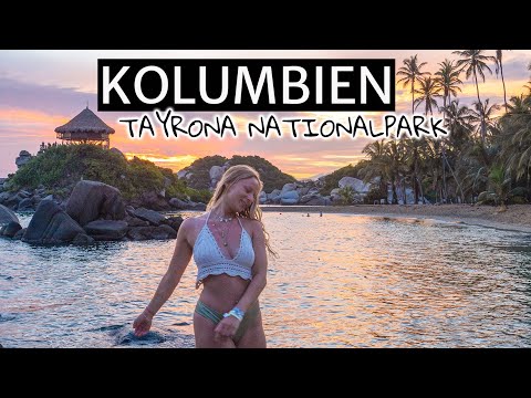 KOLUMBIEN schönsten STRÄNDE - Tayrona National Park an der Karibik - Kolumbiens Backpacking Hostal