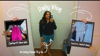 VLOG: Running Errands, GAP Try On, Carters Outlet Haul, & New Purse
