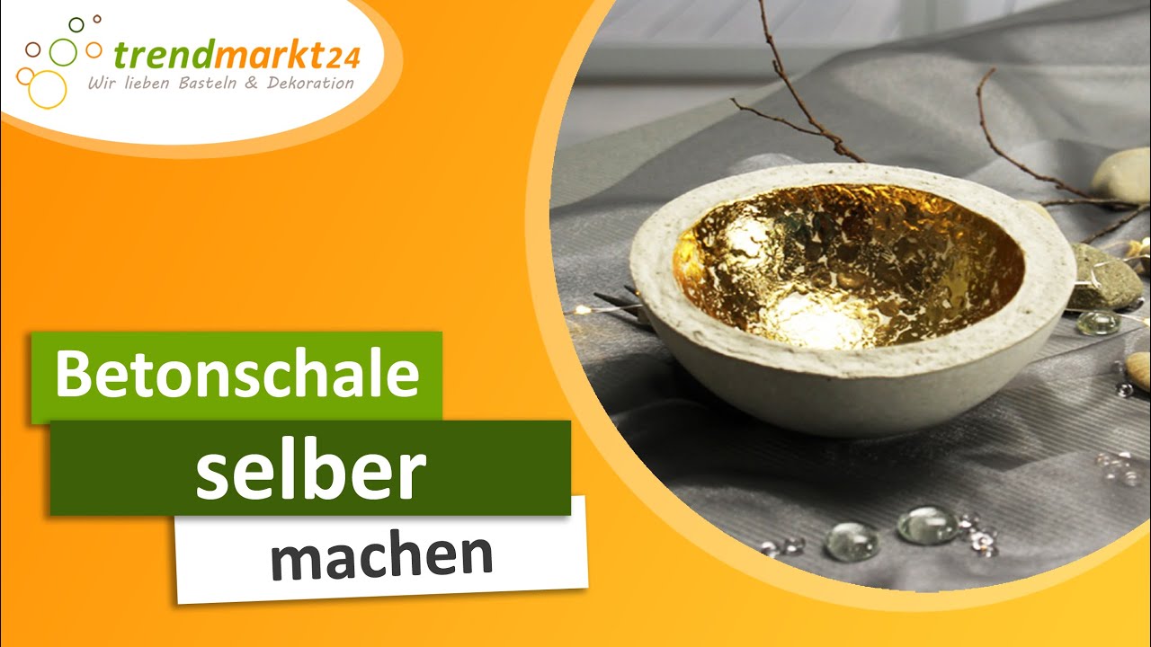 Betonschalen selber machen