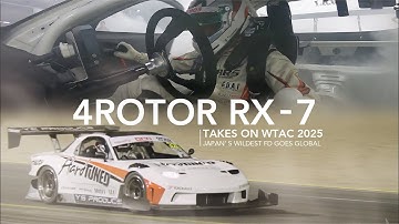 4-Rotor RX-7 Takes on WTAC 2025 — Japan’s Wildest FD Goes Global [ENG SUB]