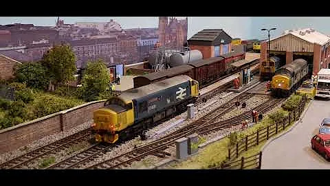 Playing Trains 2 - OO Gauge Micro Railway Layout  / 1080P HD