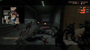 Counter-Strike: Source 15 VS 15 Bot Fight de_strata
