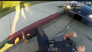 Officer Down... But Vest Help Save His Life