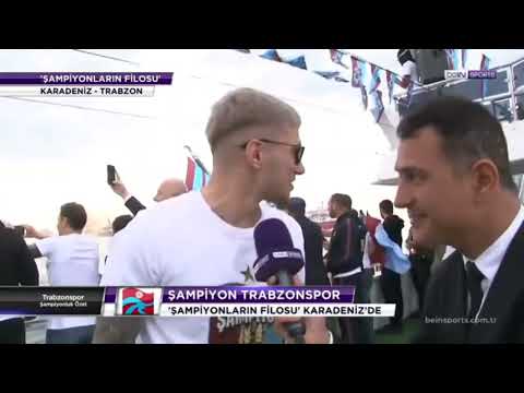 Berat Ayberk Özdemir şampiyonluk röportajı #beratözdemir #trabzonspor